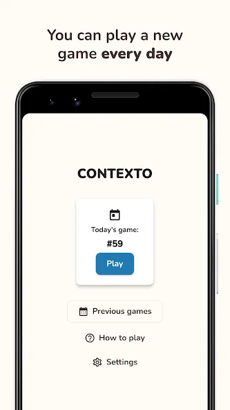 Contexto [MOD: безлимитные подсказки и ответы] Screenshot 3