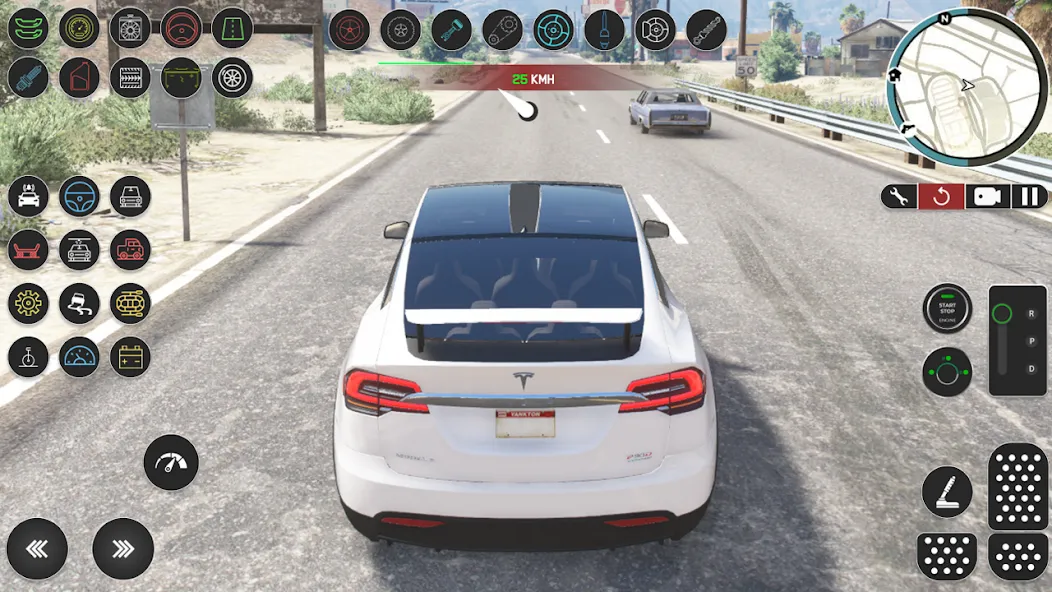 Electric Tesla Model X Driver [MOD: безлимитные деньги и все машины открыты] Screenshot 5