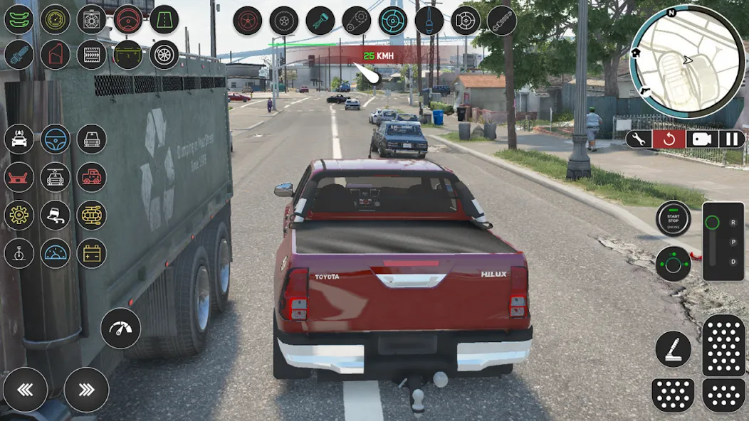 Pickup Hilux: Toyota Off Road [MOD: безлимитные деньги и топливо] Screenshot 3