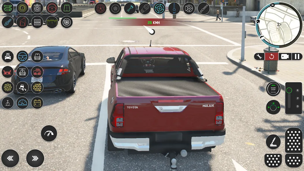 Pickup Hilux: Toyota Off Road [MOD: безлимитные деньги и топливо] Screenshot 4