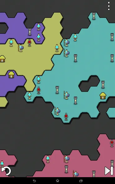 Antiyoy Classic [MOD: безлимитные ресурсы и открыты все уровни] Screenshot 2