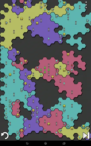 Antiyoy Classic [MOD: безлимитные ресурсы и открыты все уровни] Screenshot 4