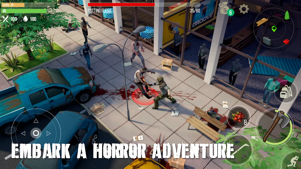 Prey Day: Zombie Survival [MOD: безлимитные ресурсы и оружие] Screenshot 3